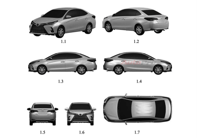 Lộ hình ảnh Toyota Vios 2021 sắp trình làng Việt Nam Lộ hình ảnh Toyota Vios 2021 sắp trình làng Việt Nam
