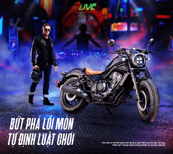 Honda Gold Wing và Rebel 500 có phiên bản mới