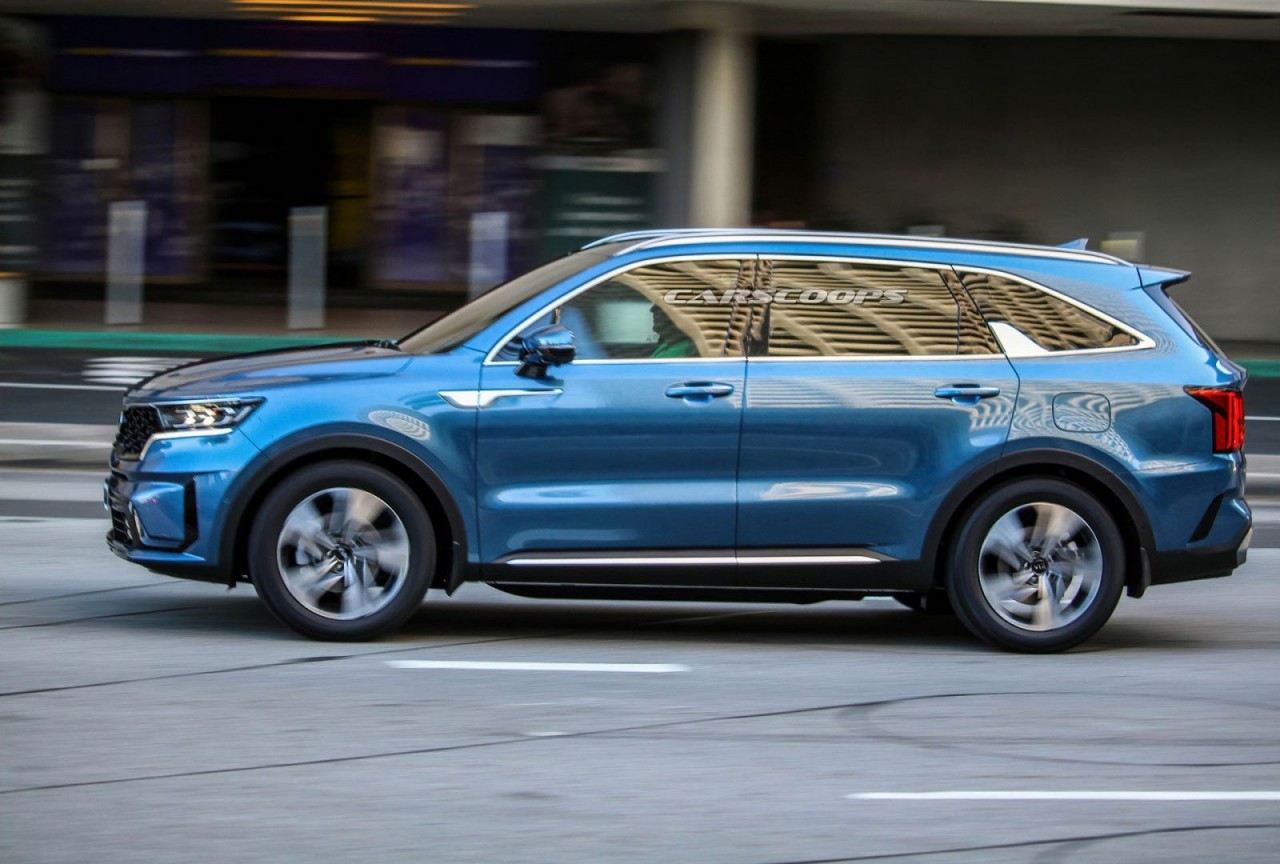 lo dien anh thuc kia sorento 2021 truoc ngay ra mat