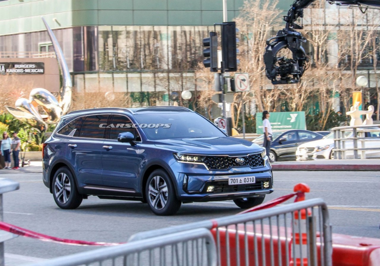 lo dien anh thuc kia sorento 2021 truoc ngay ra mat