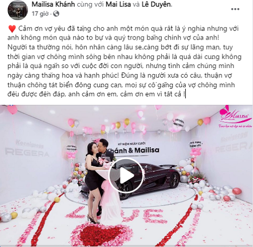 Đại gia Hoàng Kim Khánh được vợ tặng Koenigsegg Regera giá 200 tỷ đồng Đại gia Hoàng Kim Khánh được vợ tặng Koenigsegg Regera giá 200 tỷ đồng