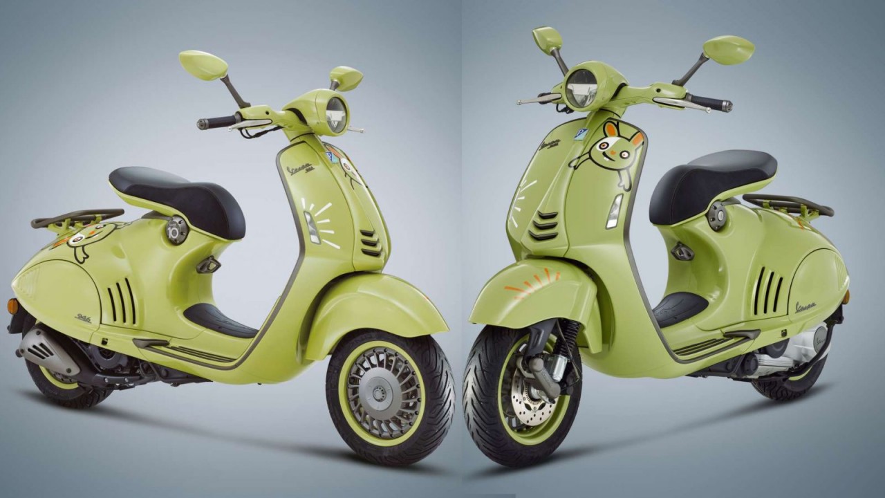 Vespa 946 phiên bản Thỏ kỷ niệm Tết châu Á Vespa 946 phiên bản Thỏ kỷ niệm Tết châu Á