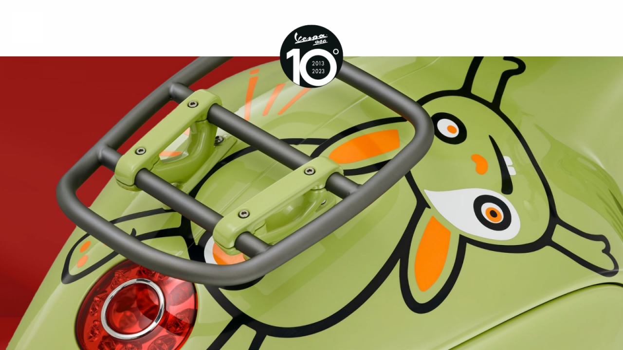 Vespa 946 phiên bản Thỏ kỷ niệm Tết châu Á Vespa 946 phiên bản Thỏ kỷ niệm Tết châu Á