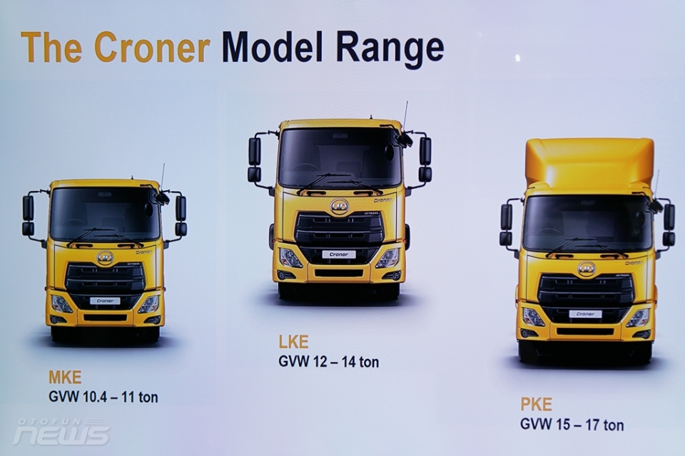 ud trucks ra mat xe tai croner moi voi nhieu tuy chon phong phu