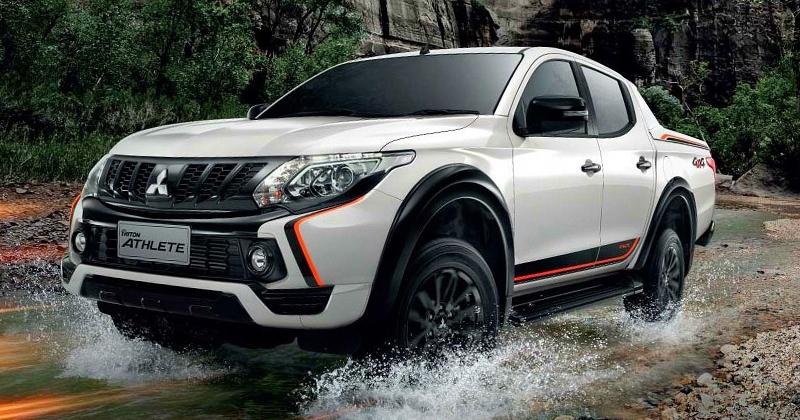 mitsubishi triton athlete the thao va ca tinh hon gia 746 trieu dong