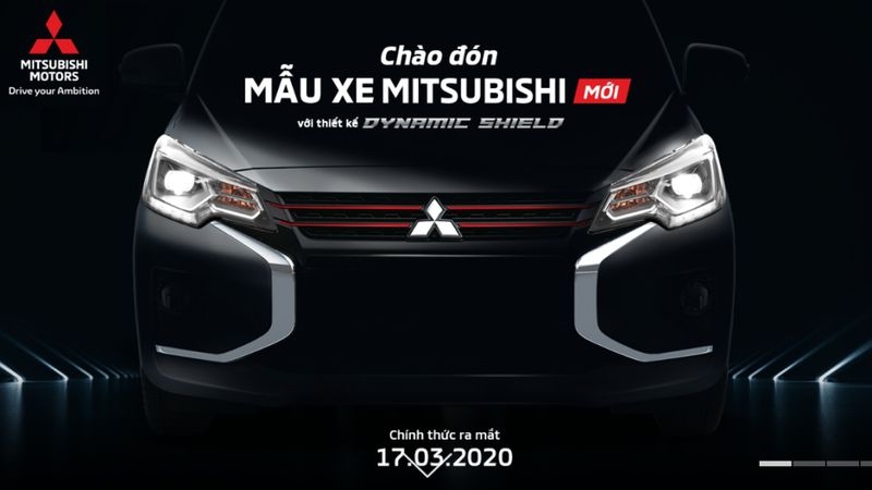 Mitsubishi Attrage 2020 sẽ ra mắt vào ngày 17/3 mitsubishi attrage 2020 se ra mat vao ngay 173