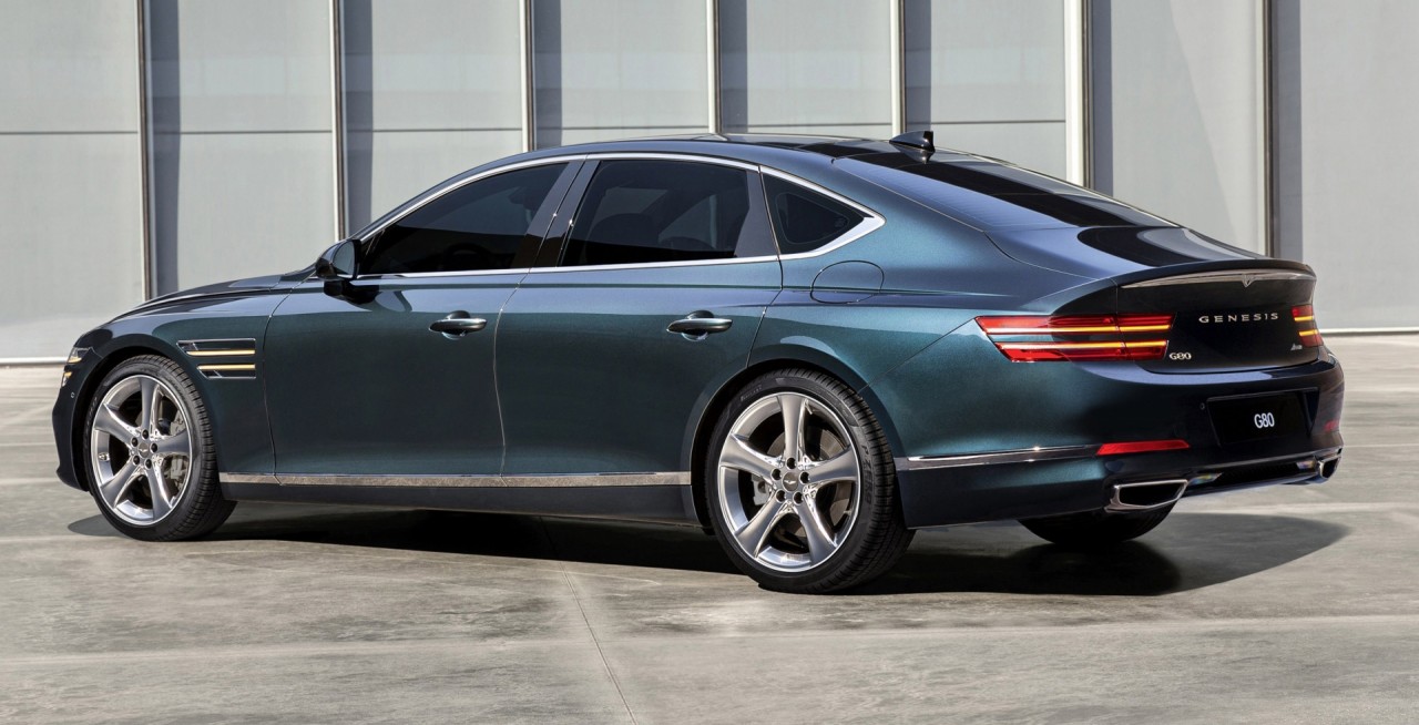 Xe sang Genesis G80 2021 âm thầm xuất hiện tại Hà Nội