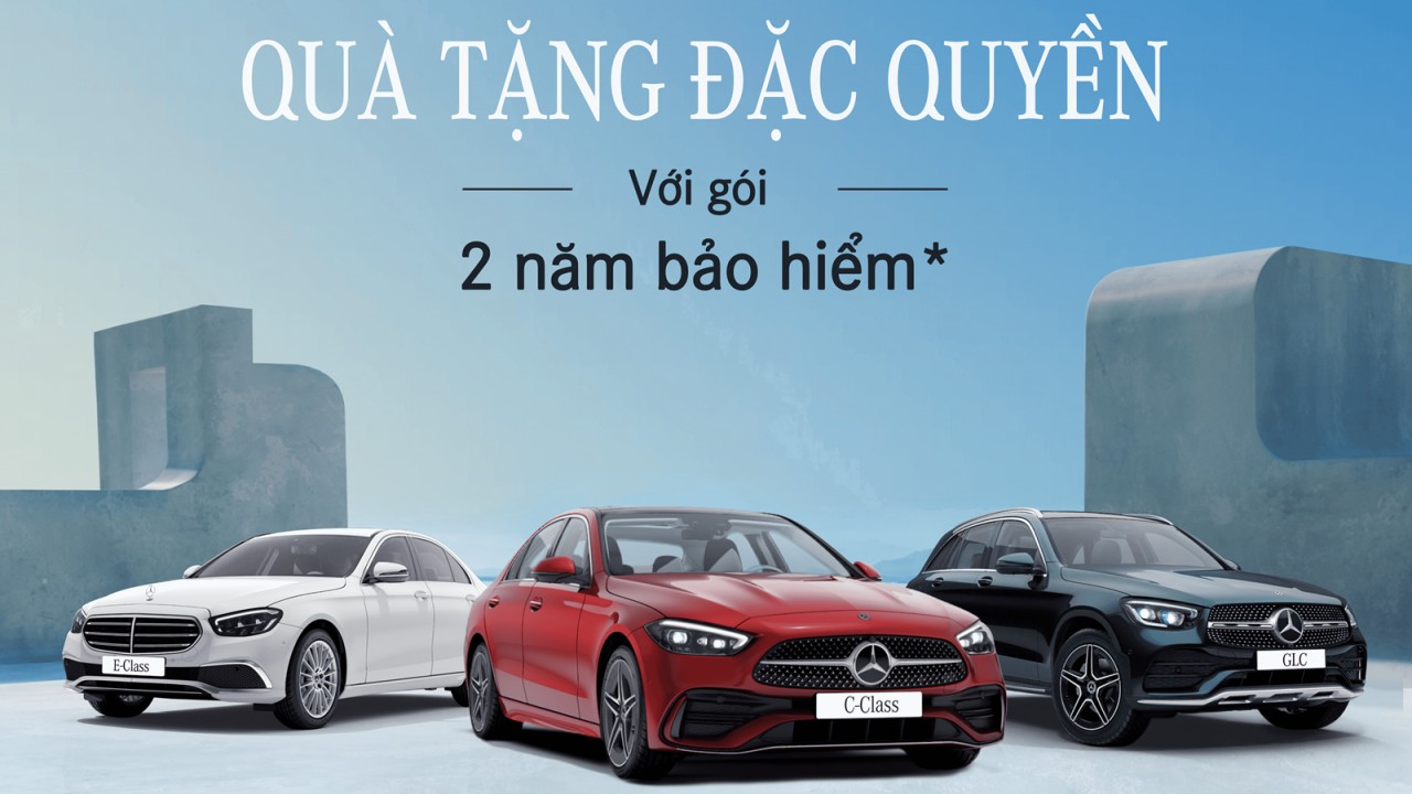 Mercedes-Benz tặng gói bảo hiểm MBI đến 150 triệu đồng cho khách mua xe