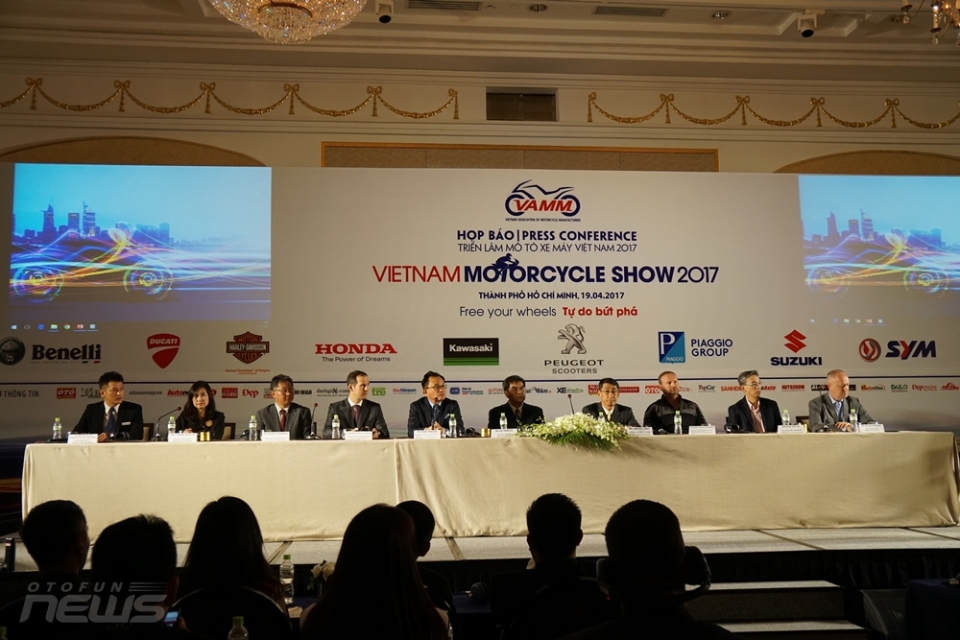 Triển lãm Mô tô và xe máy Việt Nam 2017 diễn ra từ ngày 4 đến 7/5