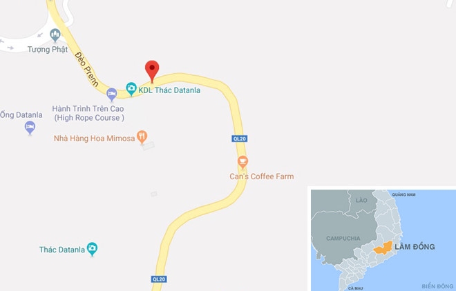 Xe máy đối đầu ôtô trên đèo Prenn, một người thiệt mạng xe may doi dau oto tren deo prenn mot nguoi thiet mang