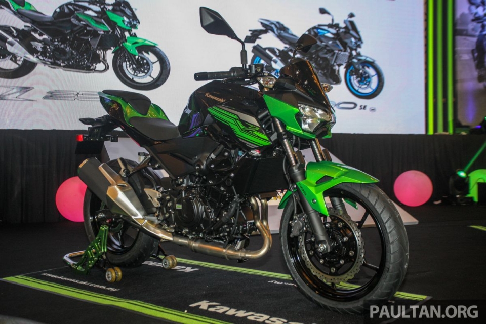 Bộ đôi Kawasaki Z400 SE ABS và Z250 ABS 2019 ra mắt kawasaki gioi thieu bo doi z400 se abs va z250 abs 2019