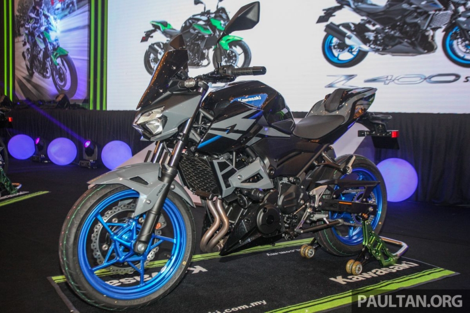 Bộ đôi Kawasaki Z400 SE ABS và Z250 ABS 2019 ra mắt kawasaki gioi thieu bo doi z400 se abs va z250 abs 2019