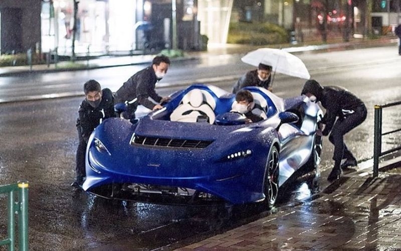 Siêu xe triệu đô McLaren Elva khổ sở khi gặp mưa sieu xe trieu do mclaren elva kho so khi gap mua