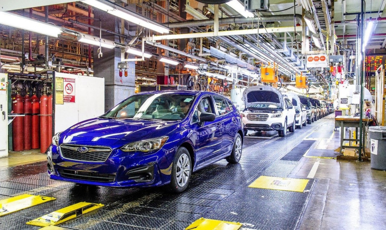 Nhà máy Subaru tạm ngừng hoạt động vì thiếu chip bán dẫn