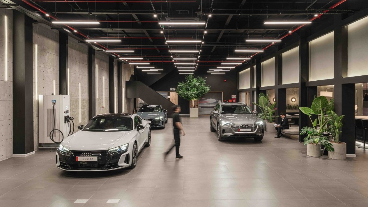 Phòng chờ dành cho người dùng xe điện Audi tại Việt Nam đi vào hoạt động