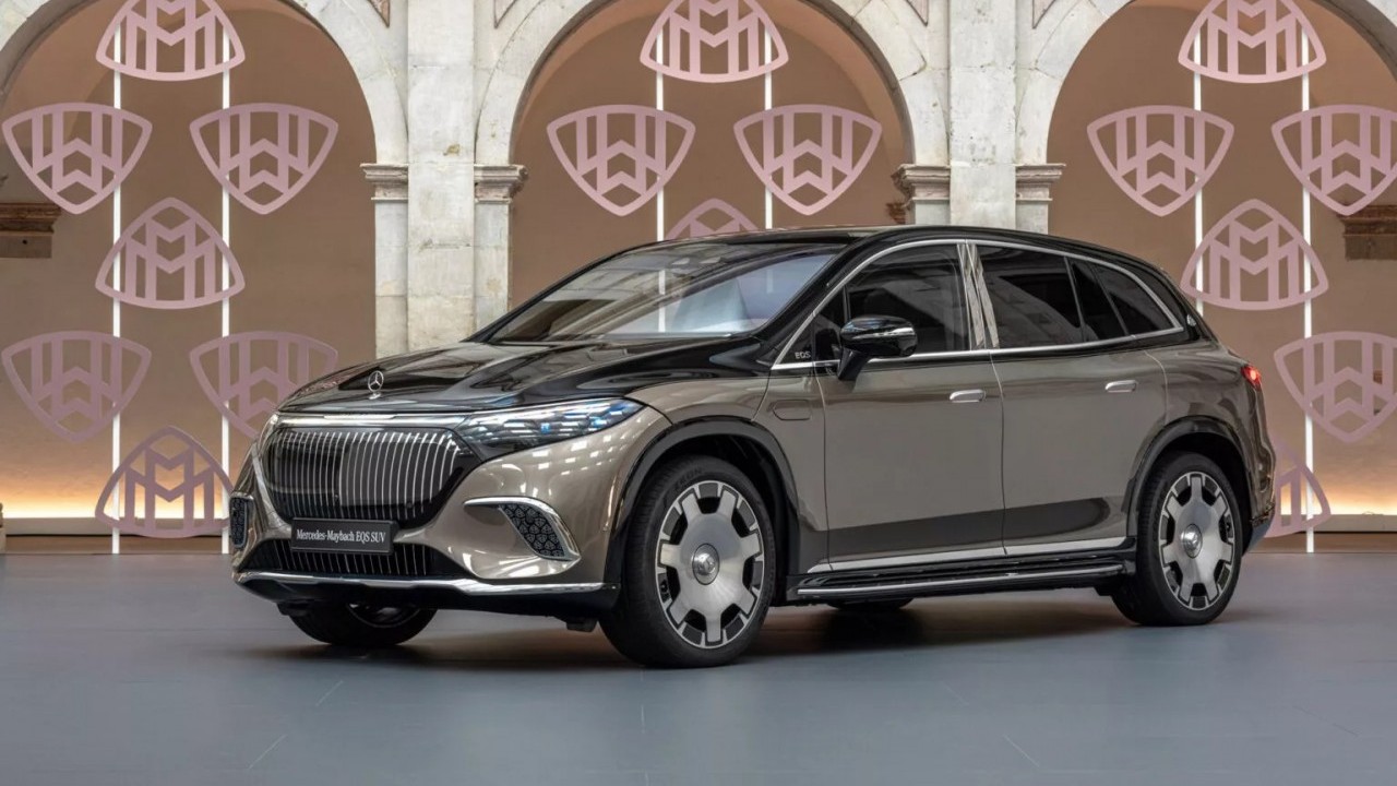 Cận cảnh xe điện siêu sang Mercedes-Maybach EQS 680