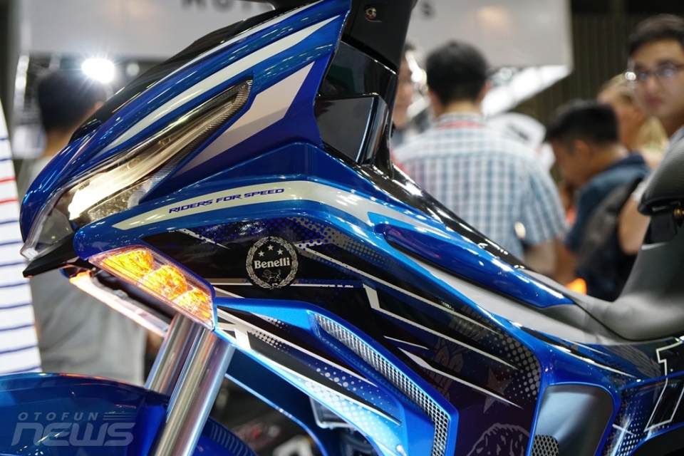vmcs 2017 benelli bat ngo ra mat mau xe con tay rfs150i