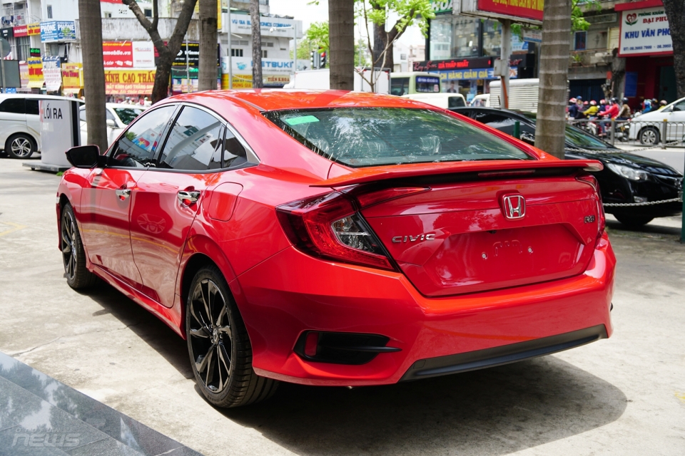 Chi tiết phiên bản thể thao Honda Civic RS 2019 chi tiet phien ban the thao honda civic rs 2019
