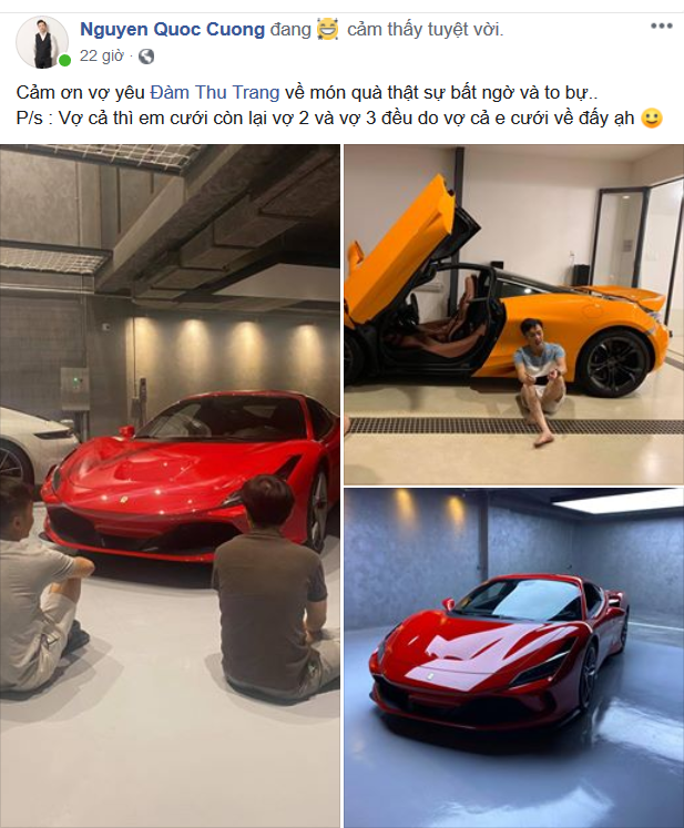 Đại gia Cường đô la được vợ 'tặng' Ferrari F8 Tributo đầu tiên tại Việt Nam dai gia cuong do la duoc vo tang ferrari f8 tributo dau tien tai viet nam