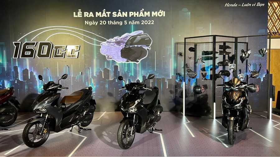 Honda Air Blade 160 ra mắt, giá 57,2 triệu đồng Honda Air Blade 160 ra mắt, giá 57,2 triệu đồng