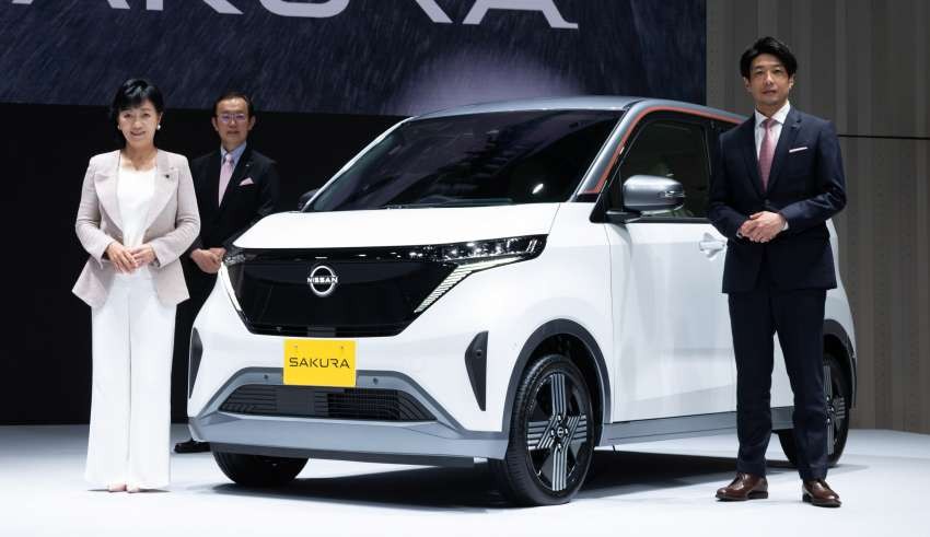Sakura mẫu xe điện giá rẻ, cỡ nhỏ đầu tiên của Nissan Sakura mẫu xe điện giá rẻ, cỡ nhỏ đầu tiên của Nissan
