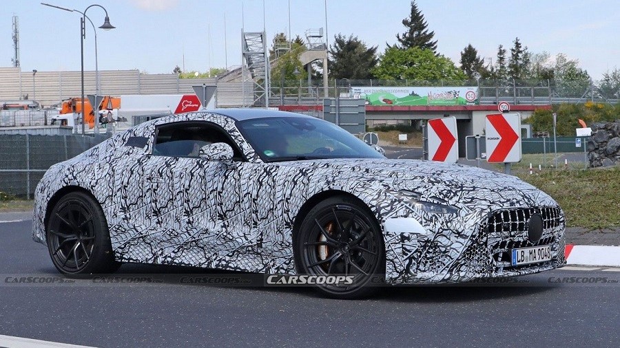 Bắt gặp Mercedes-AMG GT 2023 trên đường thử