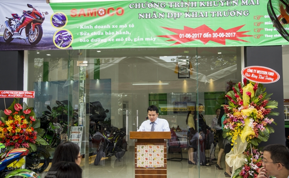 Trung tâm dịch vụ mô tô Samoco chính thức đi vào hoạt động trung tam dich vu mo to samoco chinh thuc di vao hoat dong