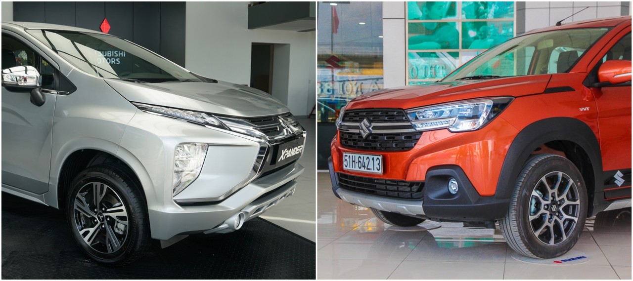 so sanh mitsubishi xpander va suzuki xl7