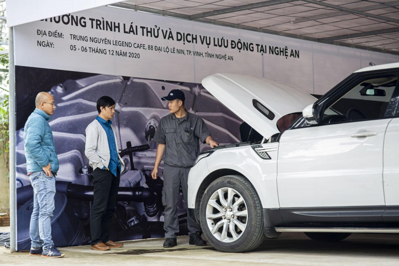 Chương trình Dịch vụ chăm sóc và Sửa chữa lưu động Jaguar Land Rover đến Nghệ An Chương trình Dịch vụ chăm sóc và Sửa chữa lưu động Jaguar Land Rover đến Nghệ An
