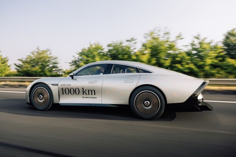 Mercedes-Benz Vision EQXX đi được 1.202 km trong một lần sạc