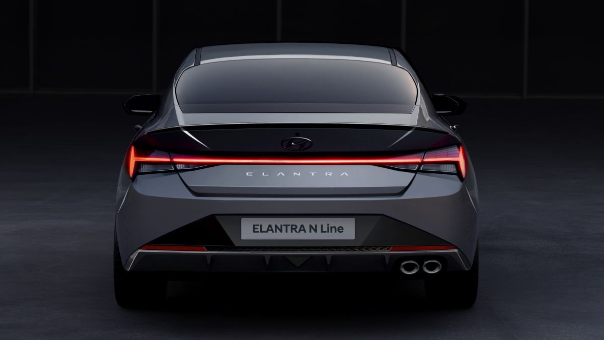 Lộ diện hình ảnh Hyundai Elantra N Line 2021 lo dien hinh anh hyundai elantra n line 2021