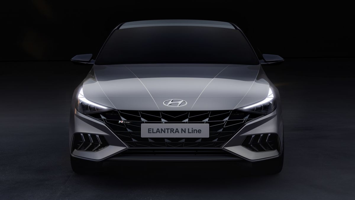 Lộ diện hình ảnh Hyundai Elantra N Line 2021 lo dien hinh anh hyundai elantra n line 2021