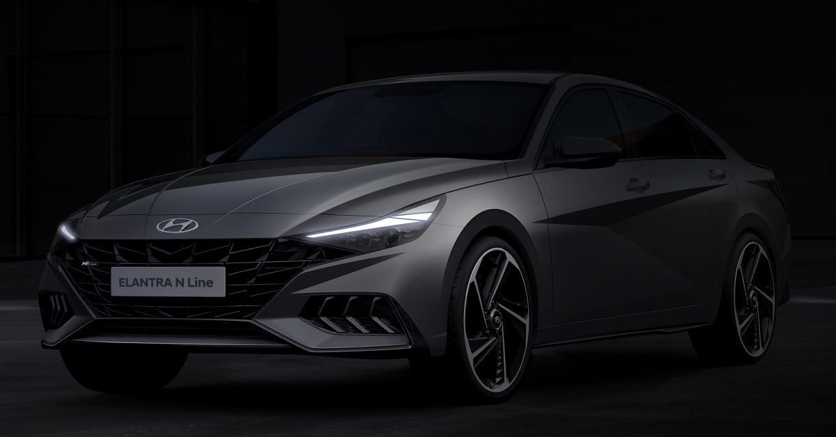 Lộ diện hình ảnh Hyundai Elantra N Line 2021 lo dien hinh anh hyundai elantra n line 2021