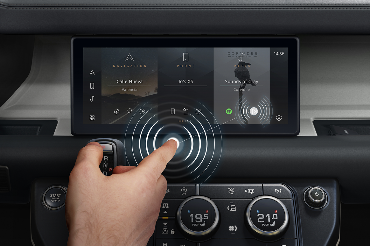 Jaguar Land Rover phát triển màn hình cảm ứng không chạm để chống lại virus jaguar land rover phat trien man hinh cam ung khong cham de chong lai virus