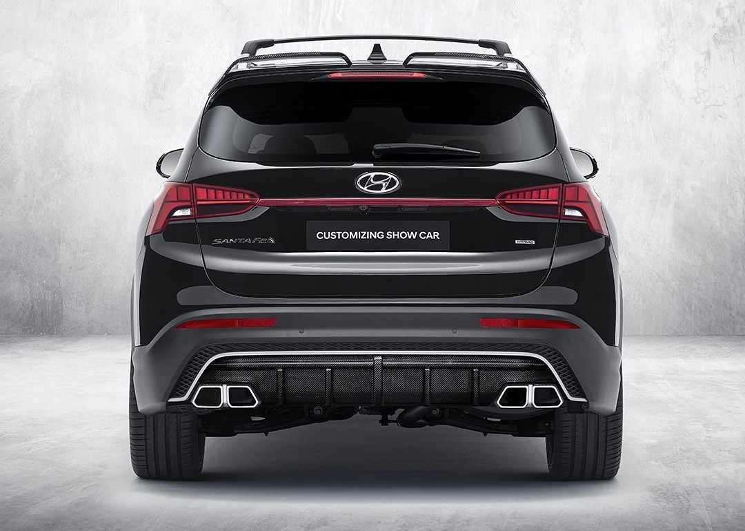 hyundai santafe 2021 cuc chat voi goi trang bi n performance