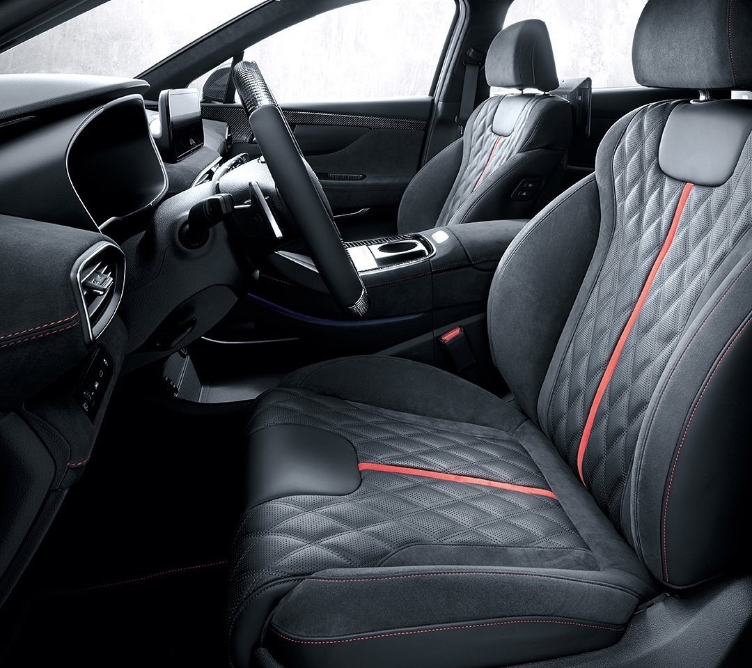 hyundai santafe 2021 cuc chat voi goi trang bi n performance
