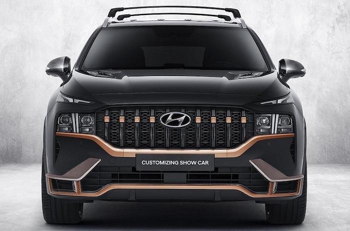 hyundai santafe 2021 cuc chat voi goi trang bi n performance