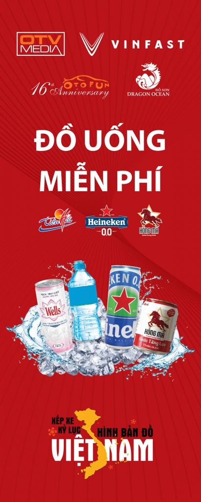 Sổ tay sự kiện Xếp xe kỷ lục hình bản đồ Việt Nam Sổ tay sự kiện Xếp xe kỷ lục hình bản đồ Việt Nam