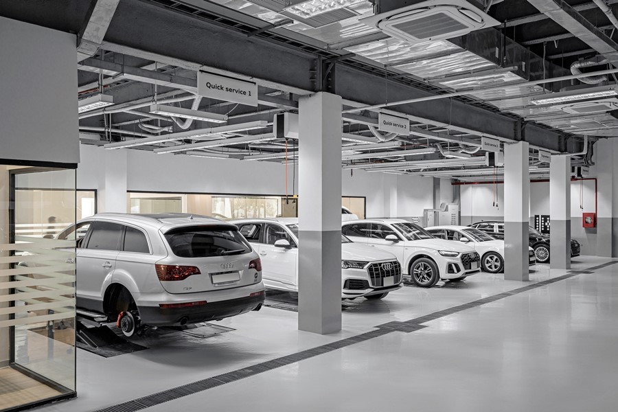 Trung tâm dịch vụ Audi lớn nhất Việt Nam đi vào hoạt động Trung tâm dịch vụ Audi lớn nhất Việt Nam đi vào hoạt động