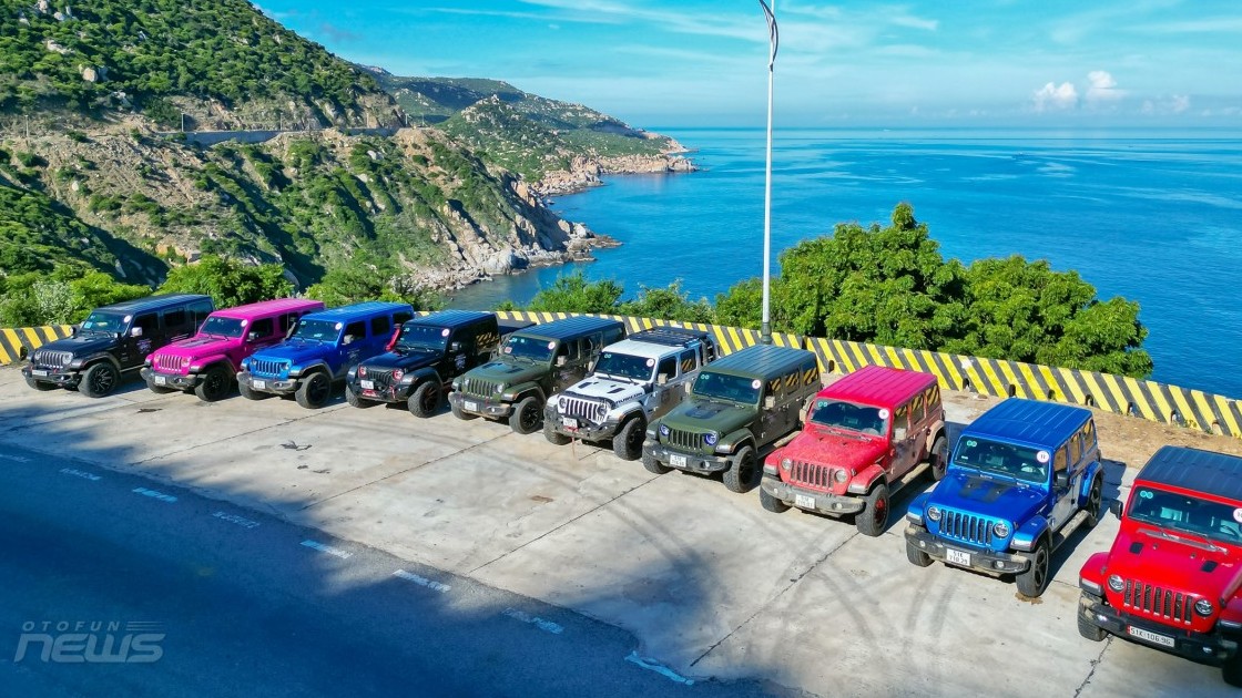 Jeep Caravan: Từ suối rừng La Ngâu đến vùng biển Vĩnh Hy đầy gió