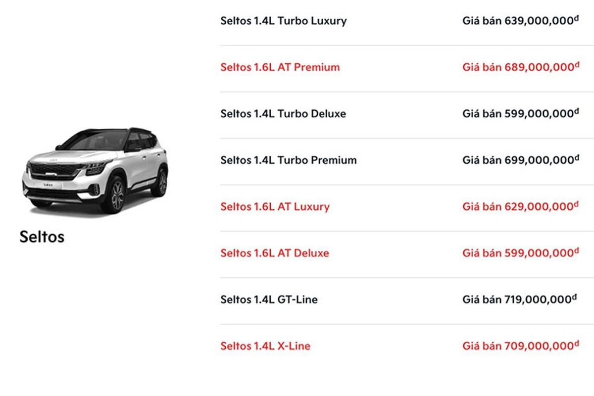 Kia Seltos X-Line có mặt tại Việt Nam với giá 709 triệu đồng Kia Seltos X-Line có mặt tại Việt Nam với giá 709 triệu đồng