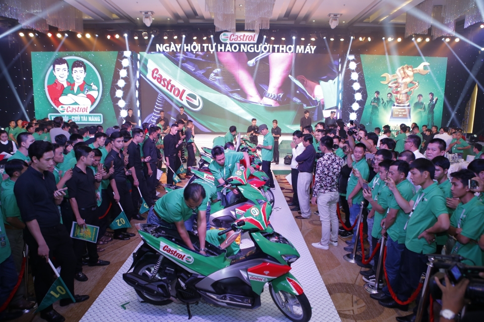 Castrol tiếp tục tổ chức cuộc thi 'Ngày hội tự hào người thợ máy’ castrol tiep tuc to chuc cuoc thi ngay hoi tu hao nguoi tho may