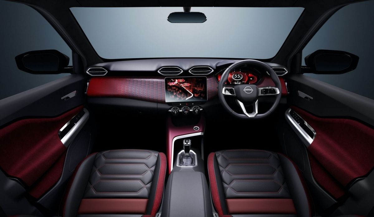Lộ diện thiết kế nội thất mẫu Nissan Magnite hoàn toàn mới lo dien thiet ke noi that mau nissan magnite hoan toan moi