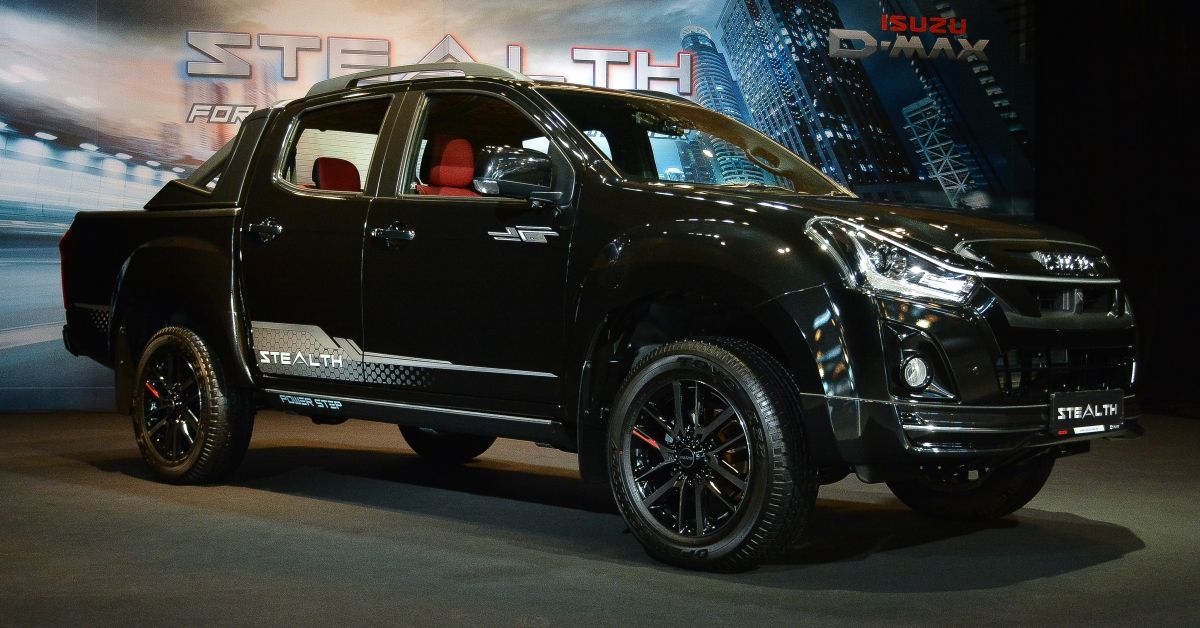 isuzu gioi thieu d max stealth voi so luong gioi han chi 180 chiec
