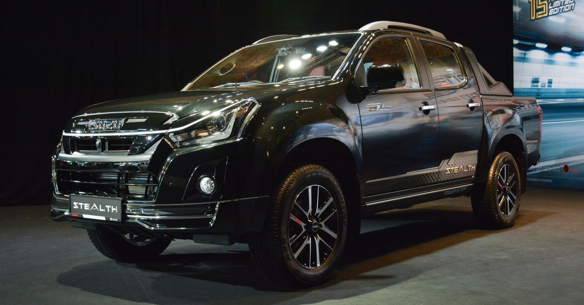 isuzu gioi thieu d max stealth voi so luong gioi han chi 180 chiec