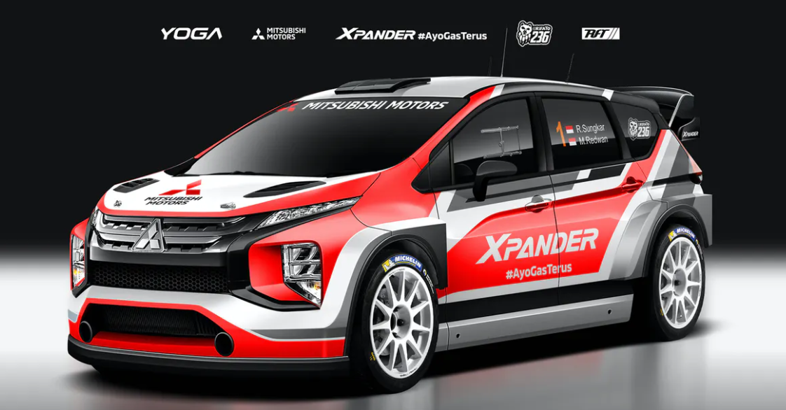 mitsubishi xpander duoc dung la xe dua rally
