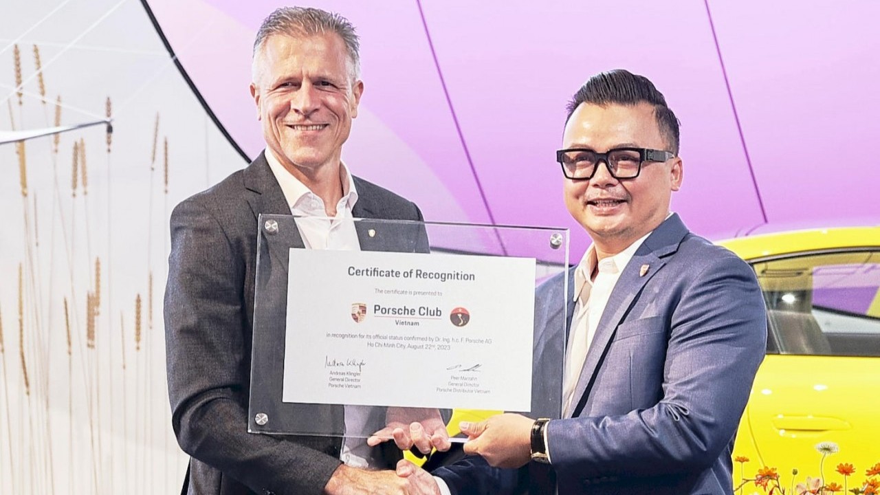 Porsche Club Việt Nam là thành viên chính thức của Porsche Club toàn cầu