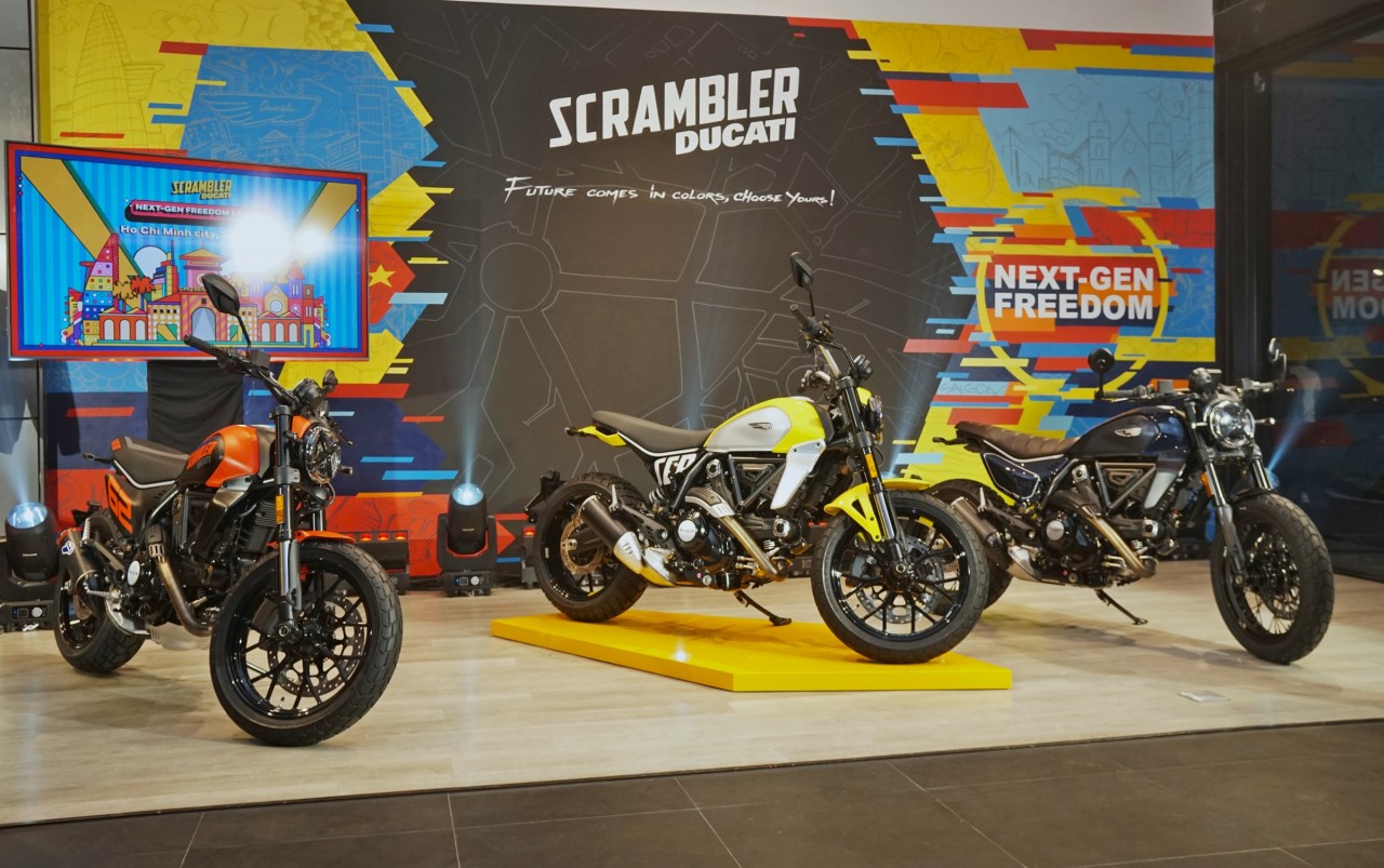 Ducati Scrambler 2023 ra mắt biker Sài Gòn với ba phiên bản Ducati Scrambler 2023 ra mắt biker Sài Gòn với ba phiên bản