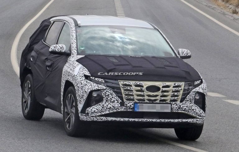 Hyundai Tucson 2021 chính thức lộ diện hyundai tucson 2021 chinh thuc lo dien
