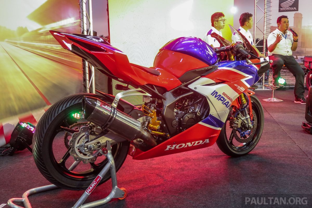 Honda ra mắt CBR250RR 2020 phiên bản xe đua tại Malaysia honda ra mat cbr250rr 2020 phien ban xe dua tai malaysia